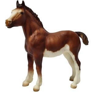 VTG Breyer Clydesdale Foal Model 988 Quincy Chestnut USA 1990's
